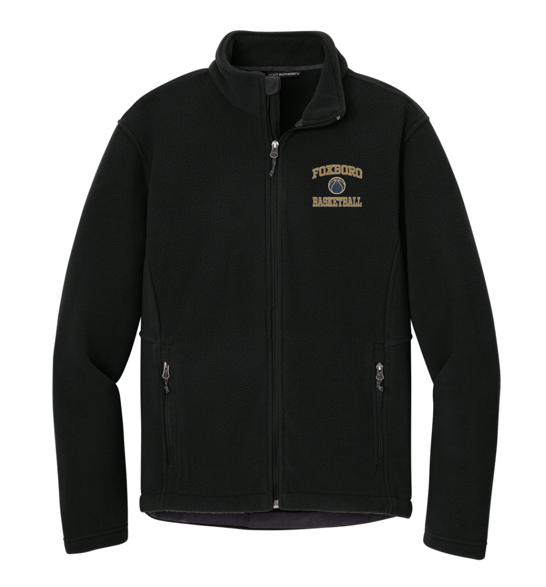 Foxborough Middle School Basketball - Adult Unisex Fleece Jacket (F217)
