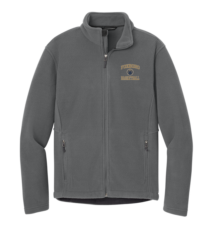 Foxborough Middle School Basketball - Adult Unisex Fleece Jacket (F217)