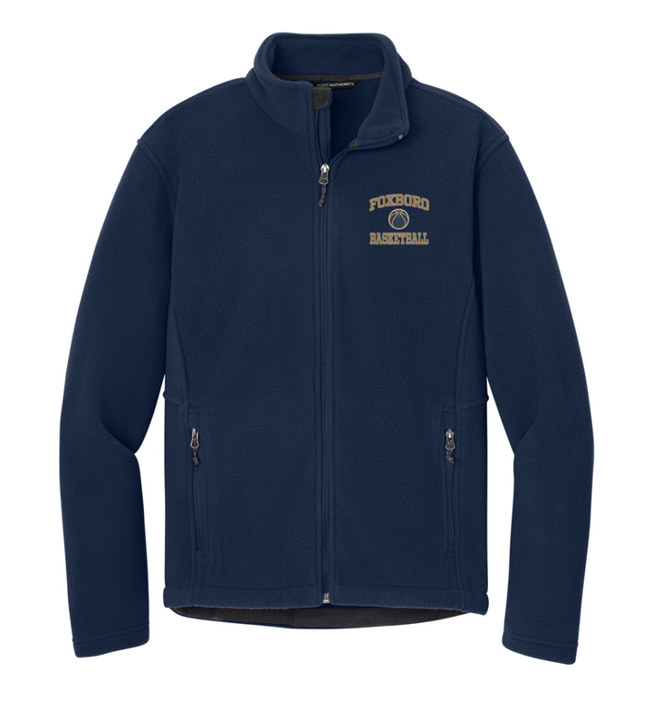 Foxborough Middle School Basketball - Adult Unisex Fleece Jacket (F217)