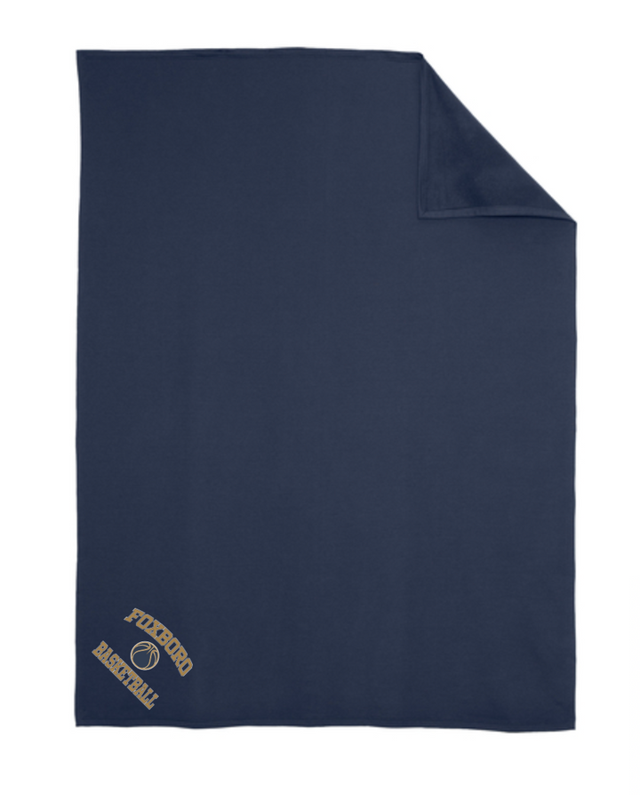 Foxborough Middle School Basketball - Oversized Fleece Sweatshirt Blanket (BP79)