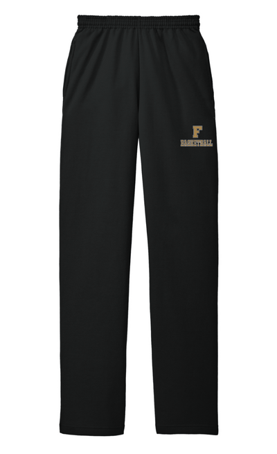 Pantalón deportivo unisex de polar de baloncesto de la escuela secundaria Foxborough (PC78P)