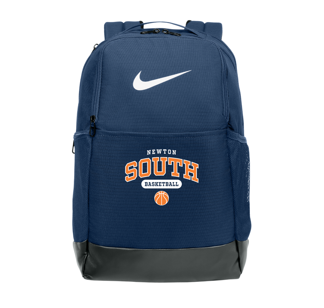 Newton South Boys Basketball - Nike Brasilia Medium Backpack (NKDH7709)
