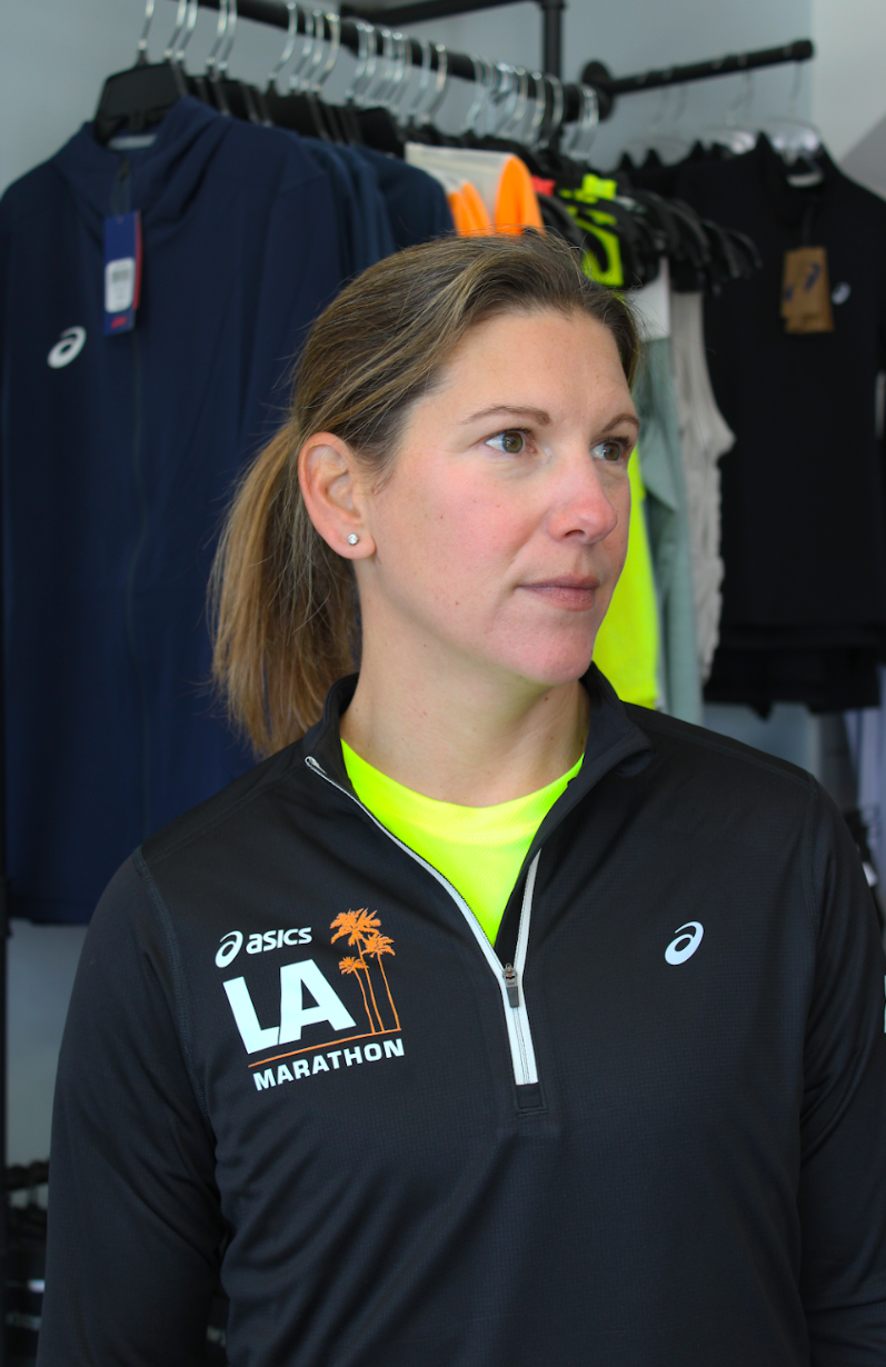 2026 ASICS Los Angeles Marathon -ASICS Women's Icon 1/2 Zip Black (2012D175) (LA26-12)