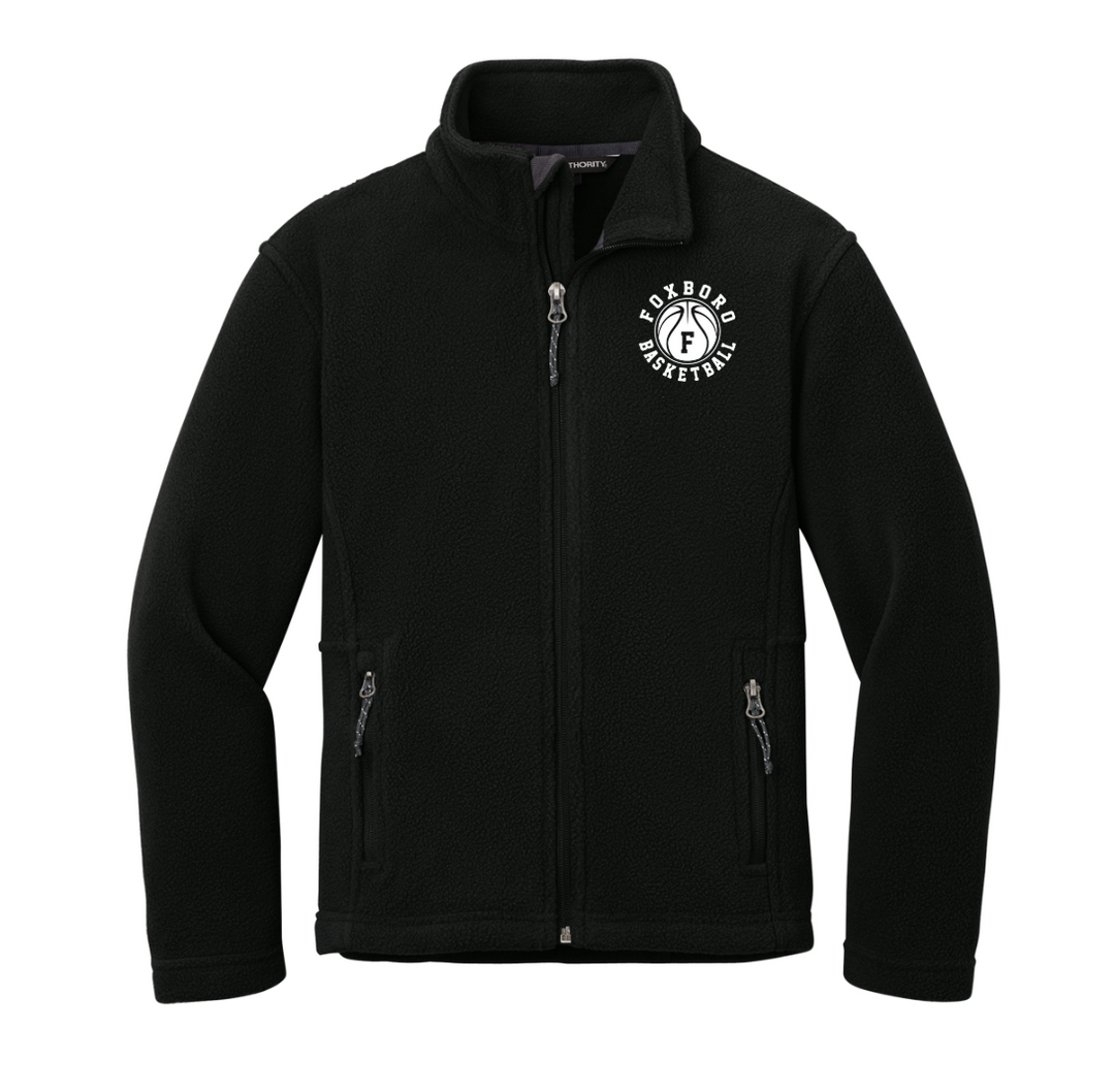 Chaqueta polar unisex juvenil de Foxboro Youth Basketball (Y217)