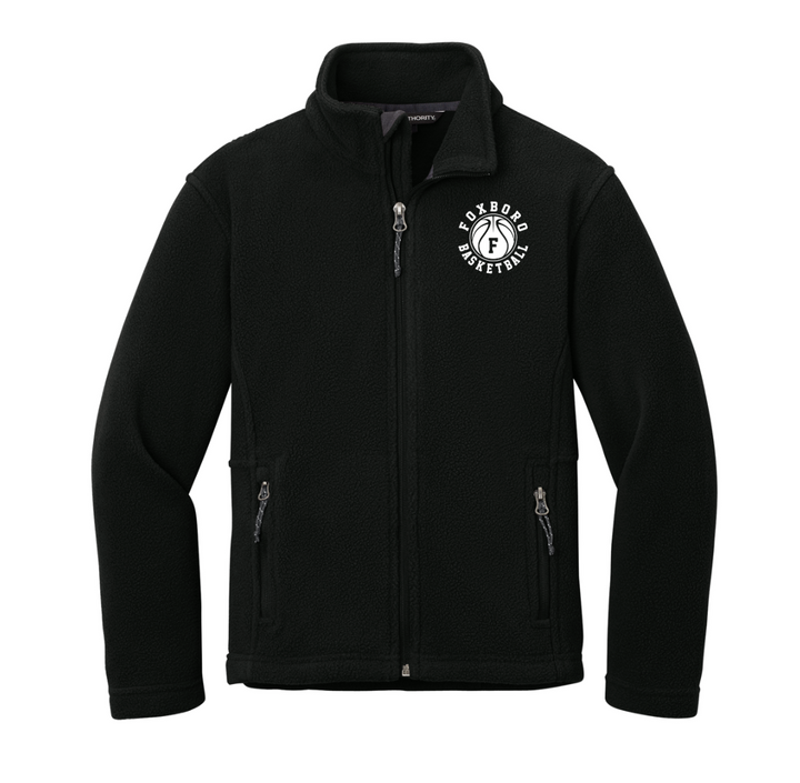 Chaqueta polar unisex juvenil de Foxboro Youth Basketball (Y217)