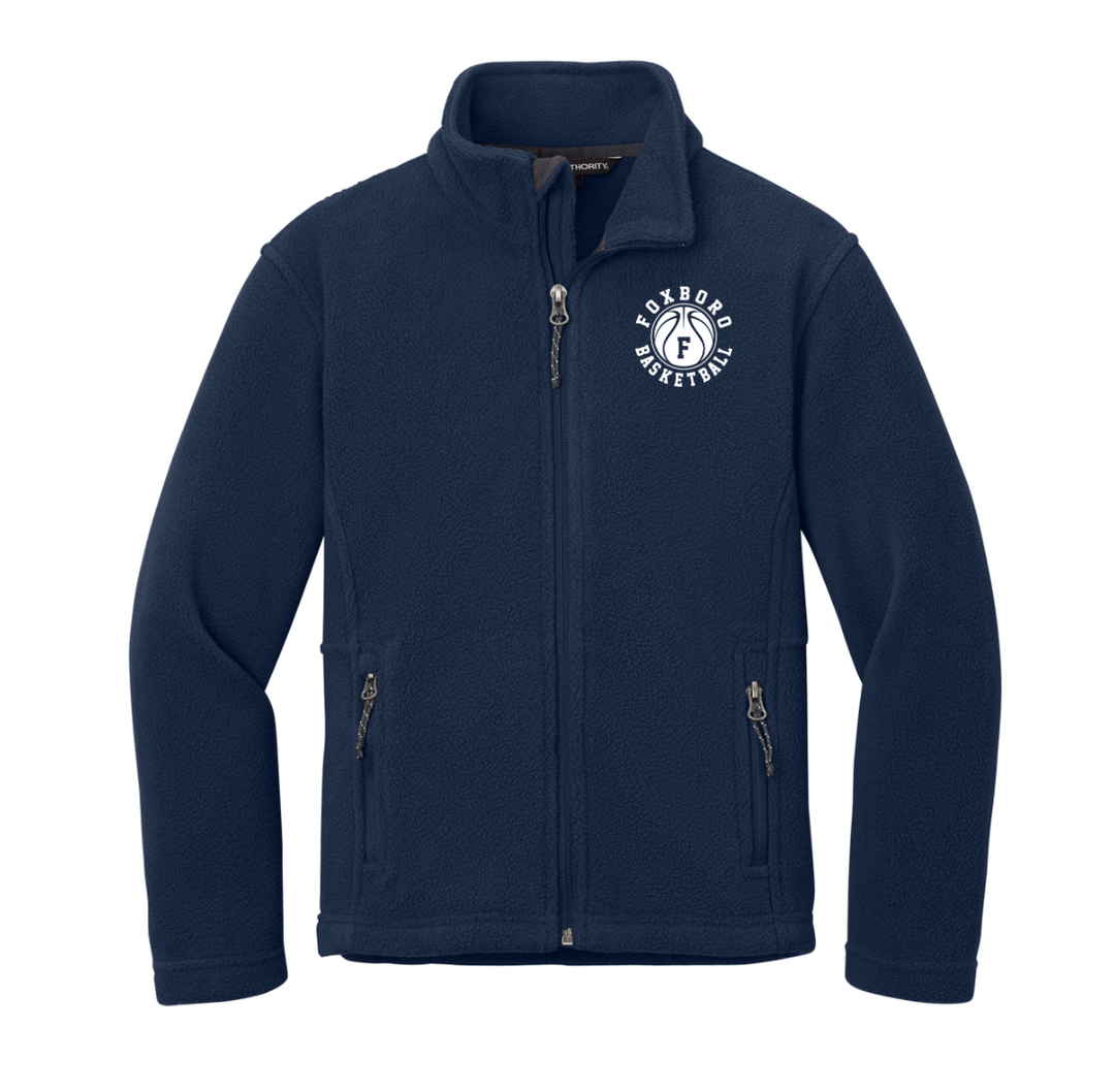 Chaqueta polar unisex juvenil de Foxboro Youth Basketball (Y217)