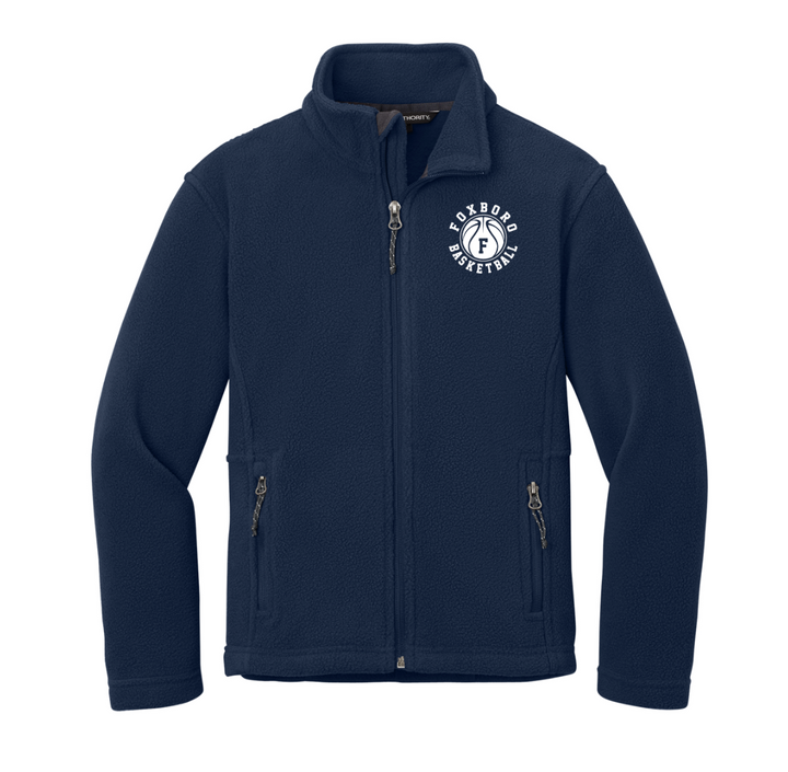 Chaqueta polar unisex juvenil de Foxboro Youth Basketball (Y217)
