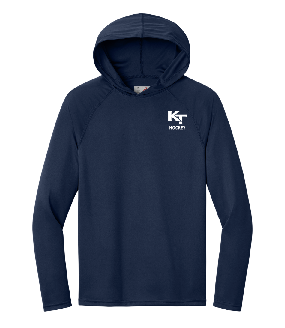 Keefe Tech Hockey - Adult Performance Long Sleeve Hooded Tee (A4N3409)