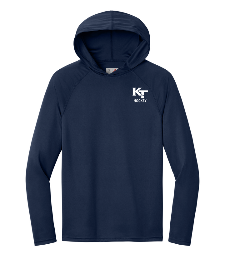 Keefe Tech Hockey - Adult Performance Long Sleeve Hooded Tee (A4N3409)