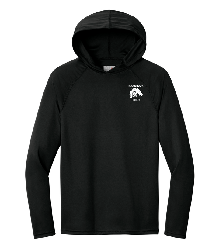 Keefe Tech Hockey - Adult Performance Long Sleeve Hooded Tee (A4N3409)