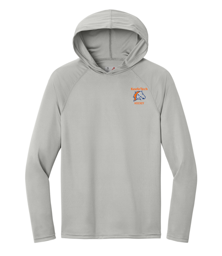 Keefe Tech Hockey - Adult Performance Long Sleeve Hooded Tee (A4N3409)