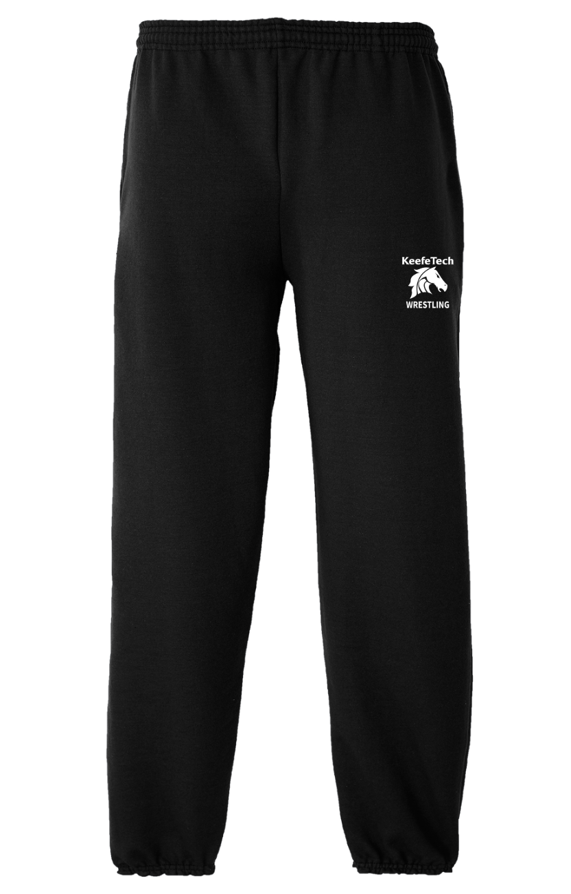 Keefe Tech Wrestling - Pantalones deportivos unisex de polar (PC90P)