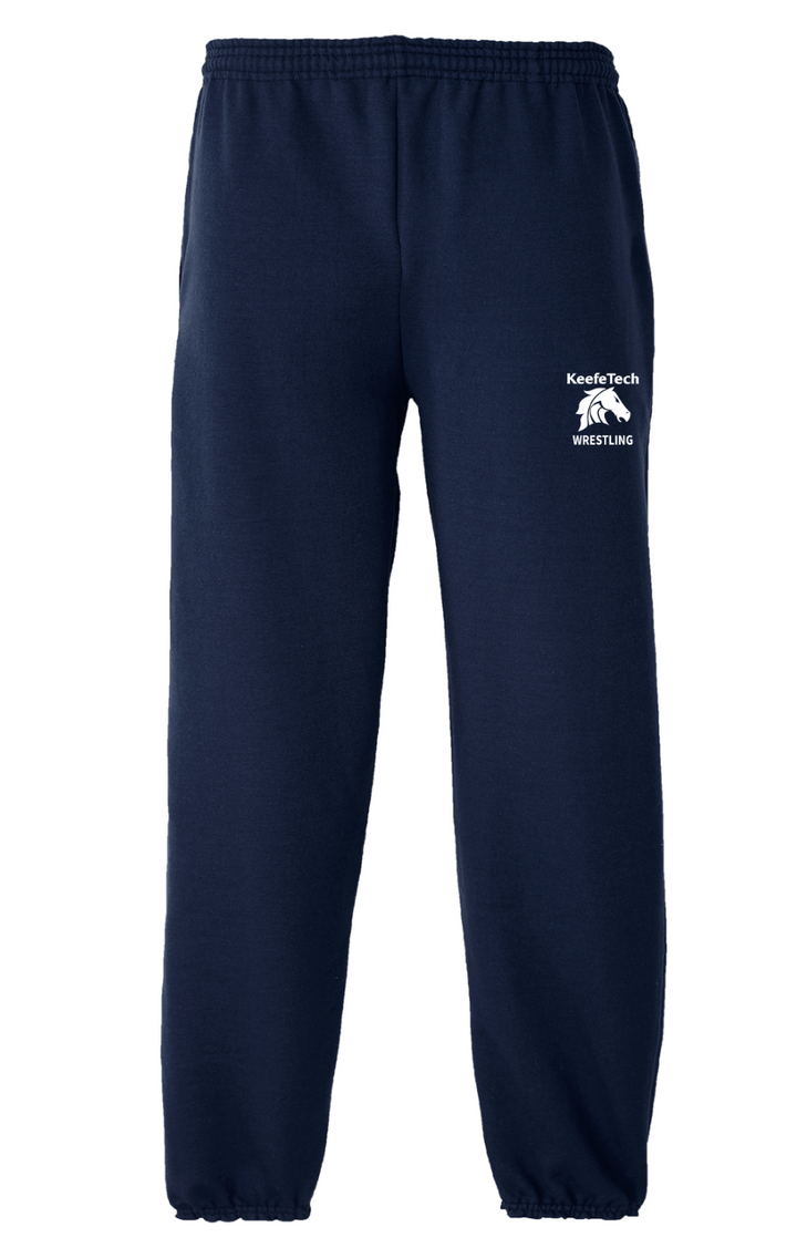 Keefe Tech Wrestling - Pantalones deportivos unisex de polar (PC90P)