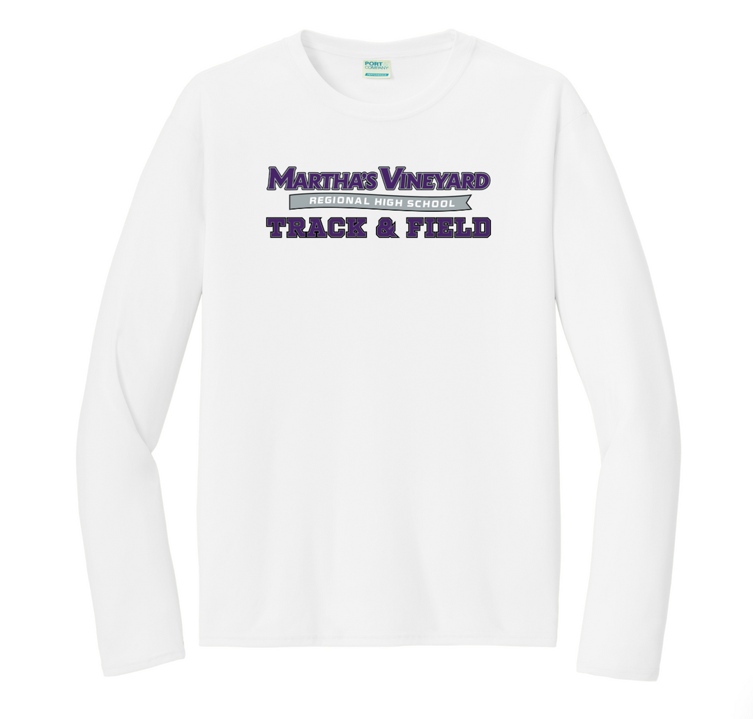 Martha's Vineyard Track & Field - Camiseta unisex de manga larga para adultos (PC380LS)