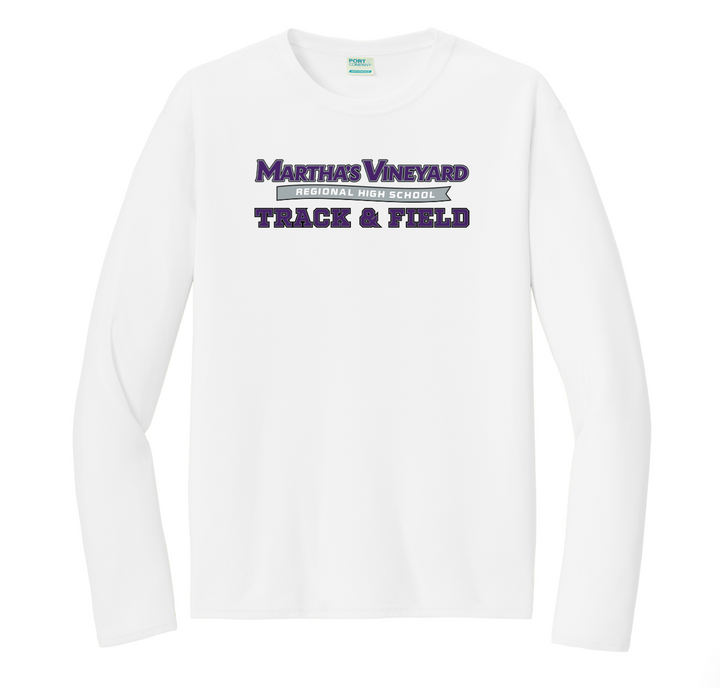 Martha's Vineyard Track & Field - Camiseta unisex de manga larga para adultos (PC380LS)