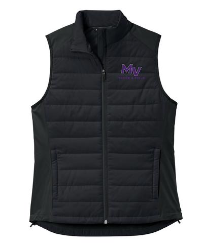 Martha's Vineyard Track & Field - Chaleco híbrido para mujer (LST941)