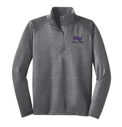 Martha's Vineyard Track & Field - Suéter con cremallera de 1/4 para hombre (ST850)
