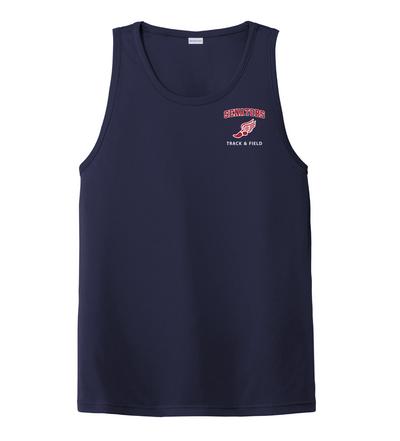 Impact Running Club - Camiseta de tirantes para competición masculina (ST356)