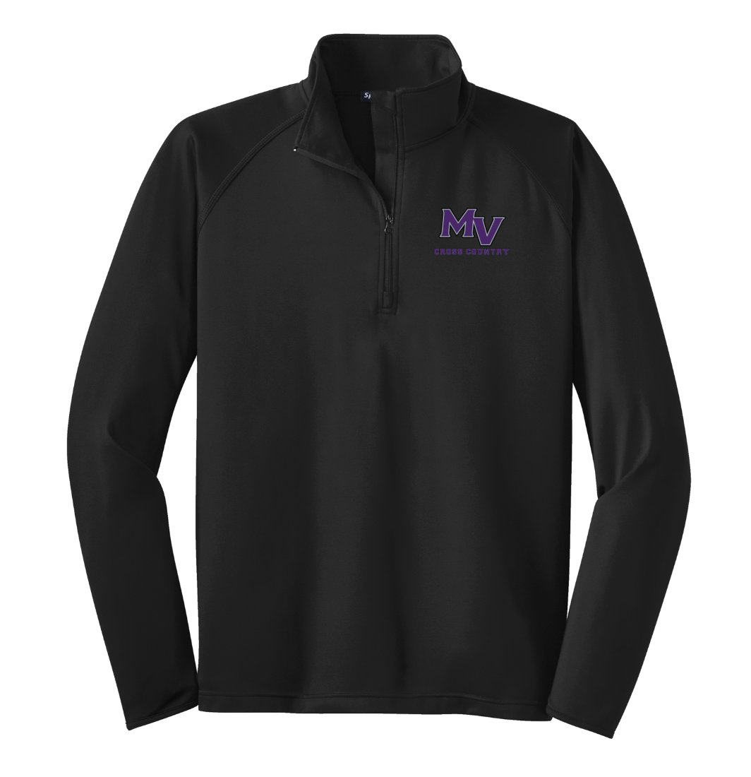 Martha's Vineyard Cross Country - Suéter con cremallera de 1/4 para hombre (ST850)