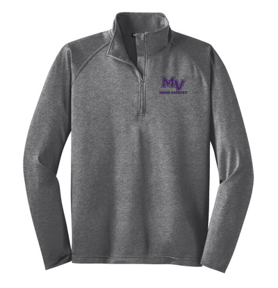 Martha's Vineyard Cross Country - Suéter con cremallera de 1/4 para hombre (ST850)