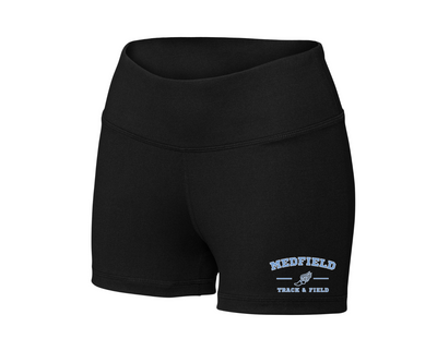 Medfield Track & Field - Pantalón corto de intervalos de 3 pulgadas para mujer (LST475)