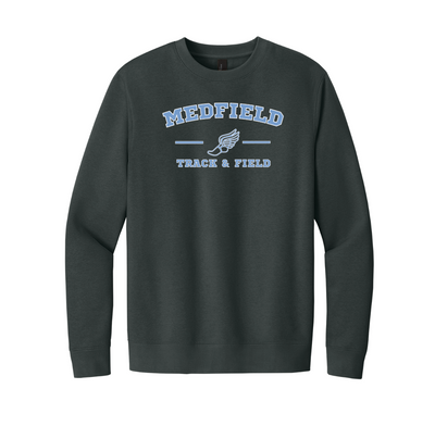 Medfield Track & Field - Adult Unisex Fleece Crewneck Sweatshirt