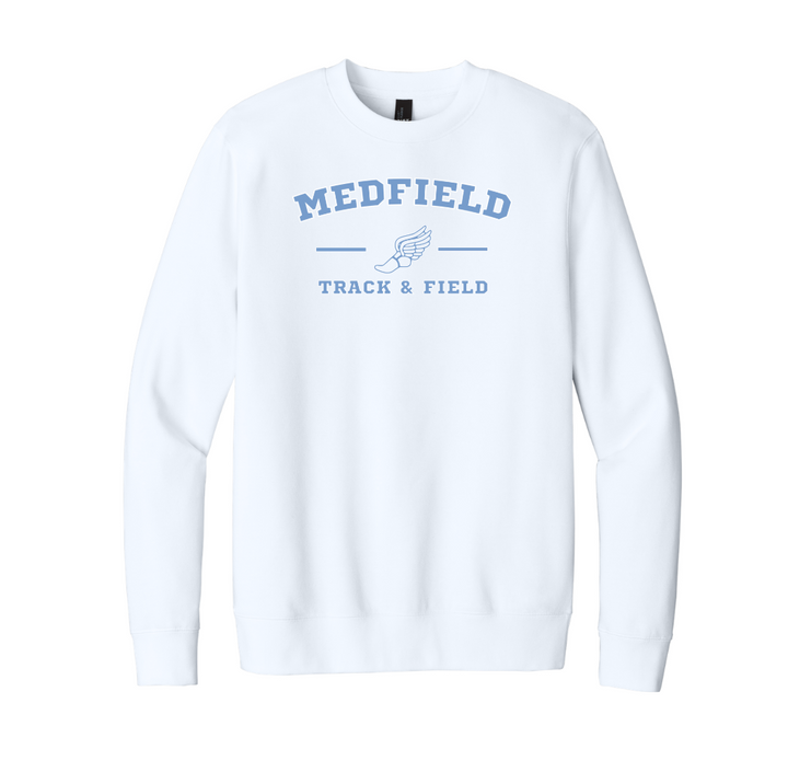 Medfield Track & Field - Adult Unisex Fleece Crewneck Sweatshirt