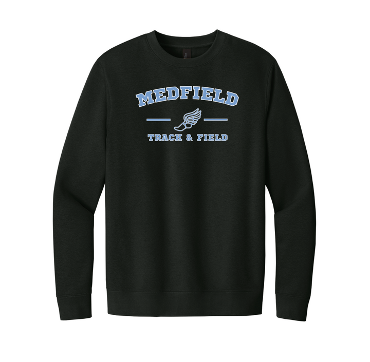 Medfield Track & Field - Adult Unisex Fleece Crewneck Sweatshirt