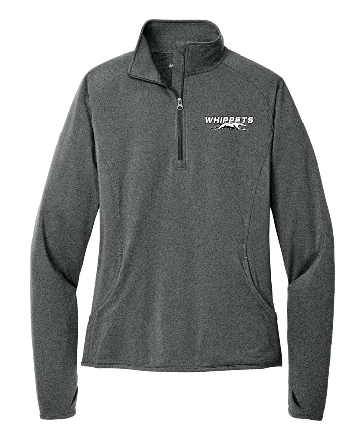 Downingtown West XC y T&F - Jersey de cremallera de 1/4 para mujer (LST850)