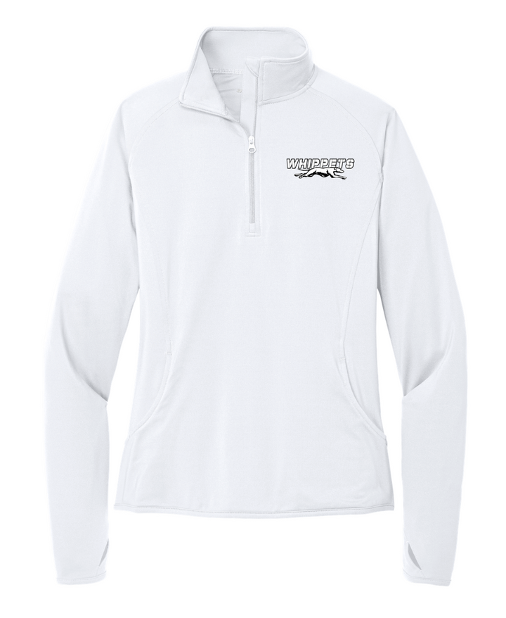 Downingtown West XC y T&F - Jersey de cremallera de 1/4 para mujer (LST850)