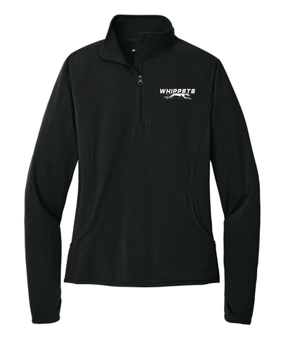 Downingtown West XC y T&F - Jersey de cremallera de 1/4 para mujer (LST850)