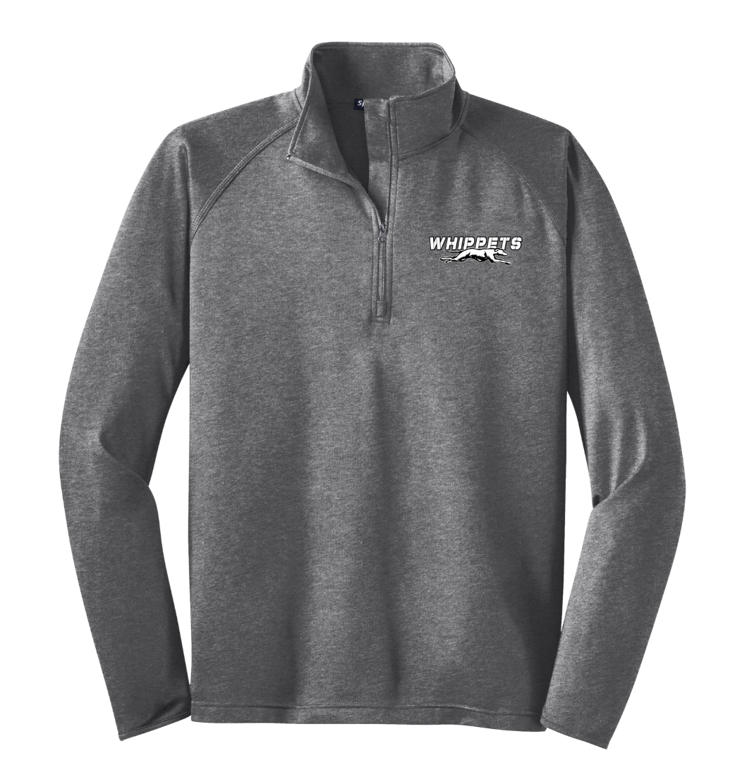 Downingtown West XC y T&F - Jersey de cremallera de 1/4 para hombre (ST850)