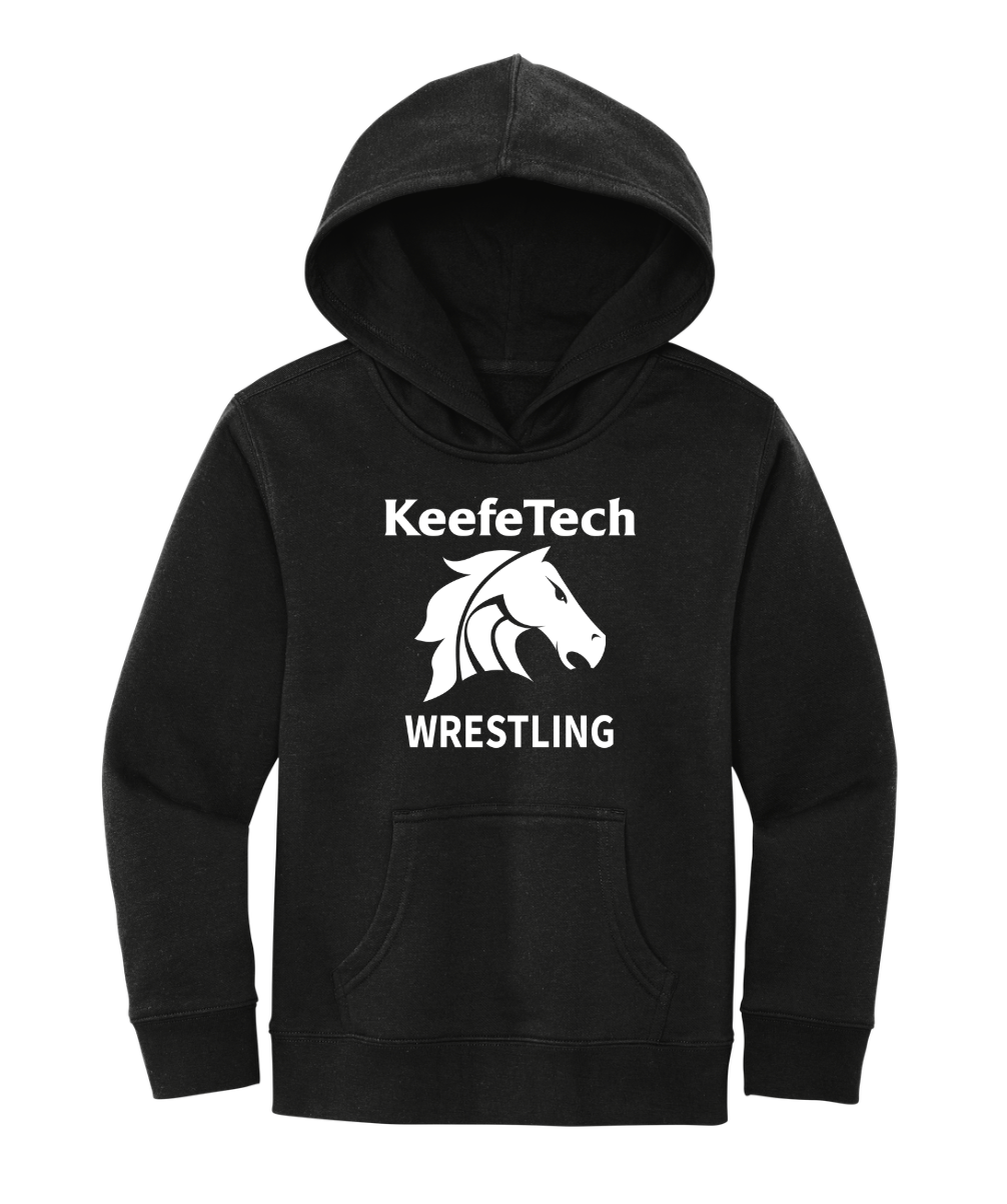 Keefe Tech Wrestling - Youth Fleece Hoodie (DT6100Y)