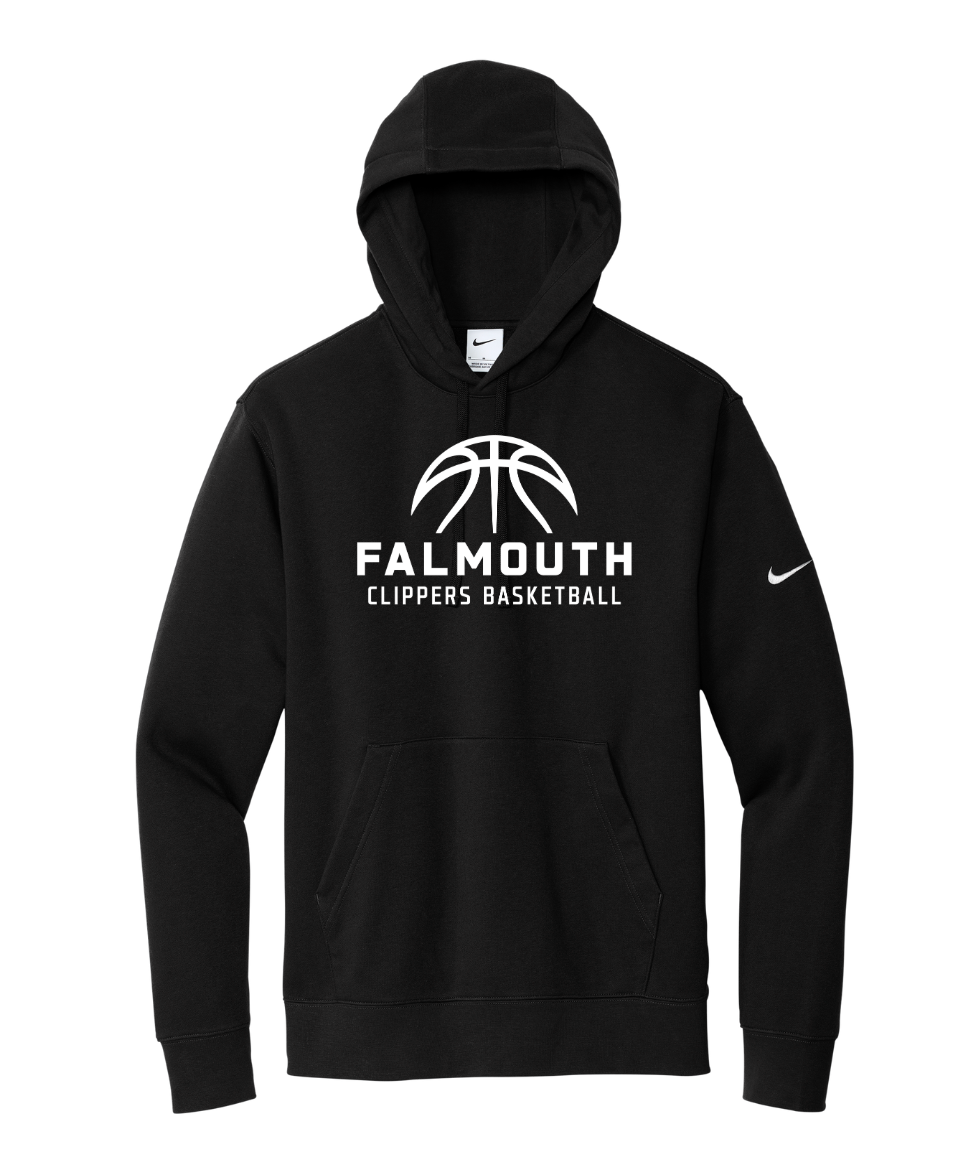 Sudadera con capucha y logo Nike Club Fleece Sleeve del equipo Bishop Fenwick XC (NKDR1499)