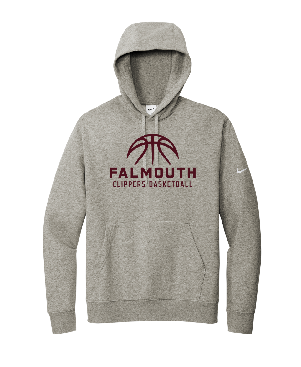 Sudadera con capucha y logo Nike Club Fleece Sleeve del equipo Bishop Fenwick XC (NKDR1499)