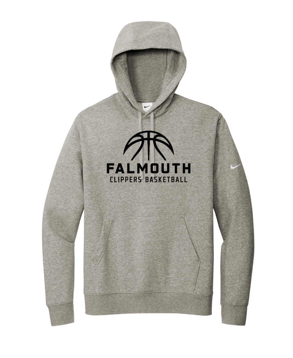 Sudadera con capucha y logo Nike Club Fleece Sleeve del equipo Bishop Fenwick XC (NKDR1499)