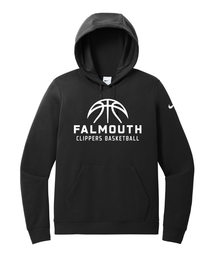 Falmouth Baksetball - Nike Women's Club Fleece Pullover Hoodie (NKFD9889)