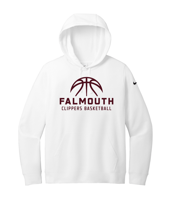 Falmouth Baksetball - Nike Women's Club Fleece Pullover Hoodie (NKFD9889)