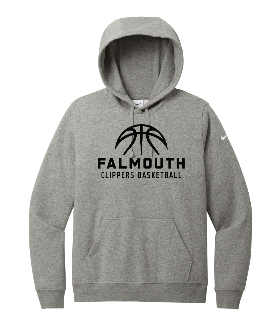 Falmouth Baksetball - Nike Women's Club Fleece Pullover Hoodie (NKFD9889)