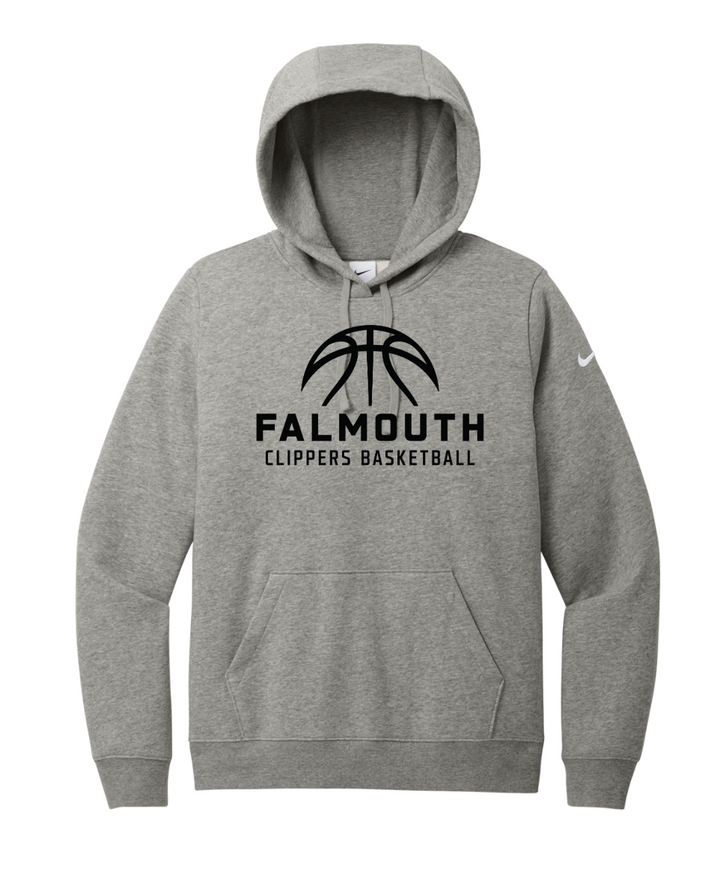 Falmouth Baksetball - Nike Women's Club Fleece Pullover Hoodie (NKFD9889)