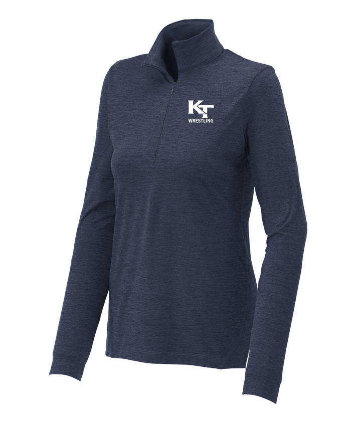 Keefe Tech Wrestling - Women's Quarter Zip (LST711)