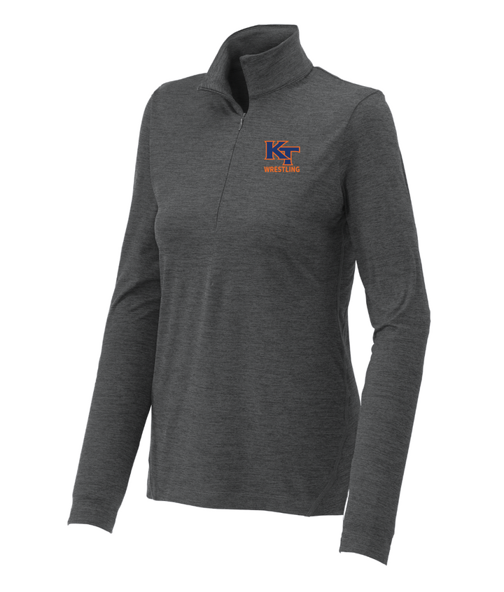 Keefe Tech Wrestling - Women's Quarter Zip (LST711)