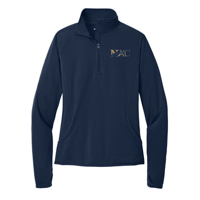 Needham Cross Country - Jersey de cremallera de 1/4 para mujer (LST850)
