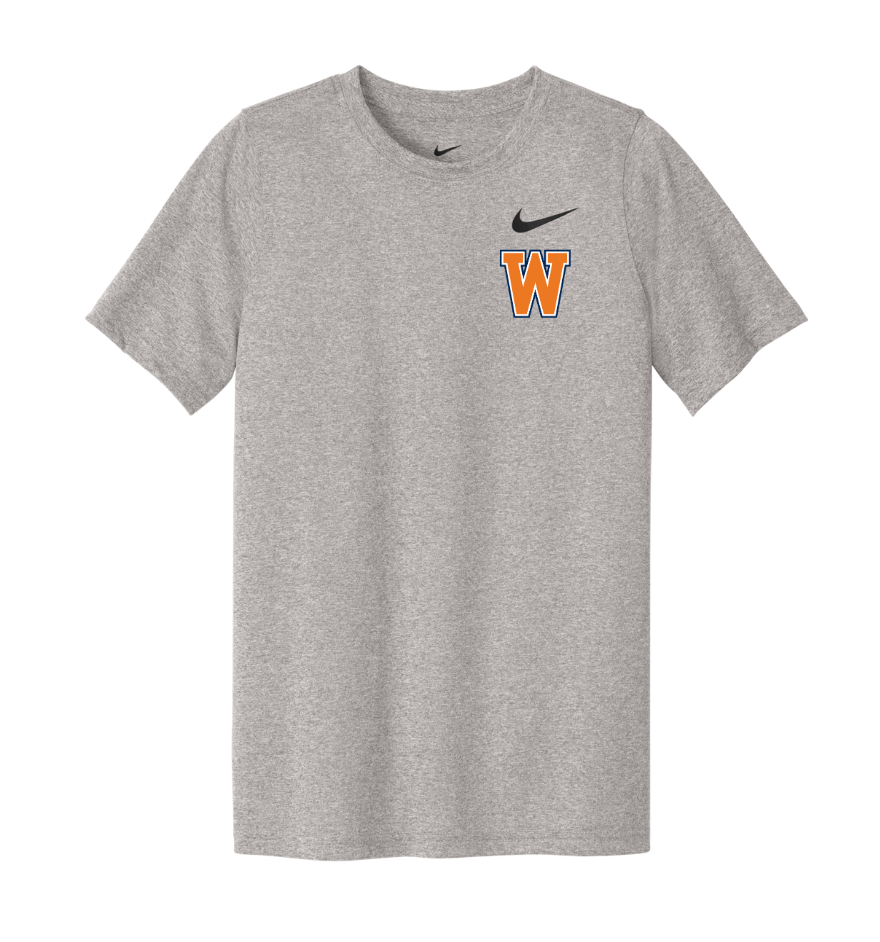 Camiseta juvenil de lacrosse para niñas de Walpole: Nike Youth Team rLegend (DV7317)