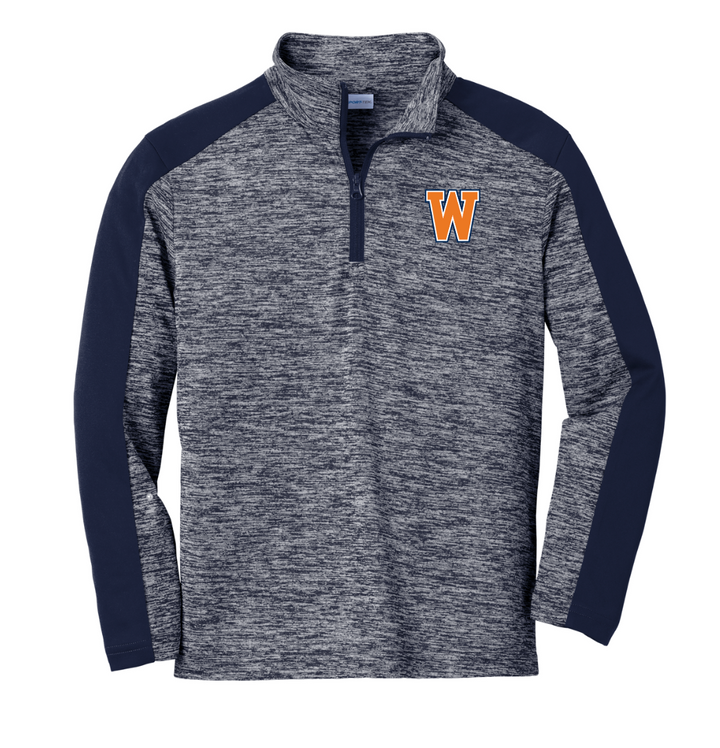 Old Post Road - Sport-Tek ® Youth PosiCharge ® Electric Heather Colorblock 1/4-Zip Pullover - YST397