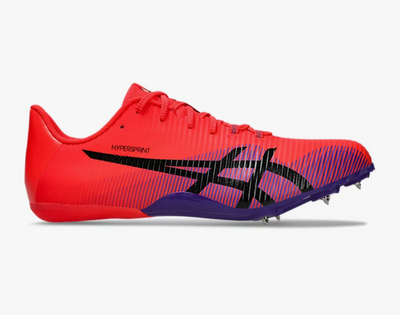 Asics Hypersprint 8 Unisex Sprint Spike - Flash Red/Black - (1093A197-600)