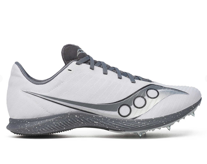 Saucony Mens Velocity MP Track Spike- White/Carbon (S29099-10)