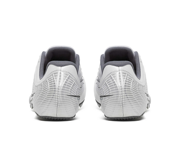 Zapatillas de atletismo con clavos Saucony Spitfire 5 para hombre, color blanco carbón (S29055-10)