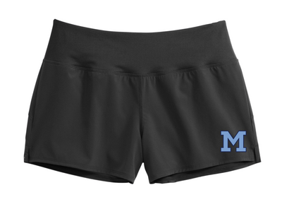 Medfield Swim & Dive - Pantalón corto de rendimiento para mujer (LST485)