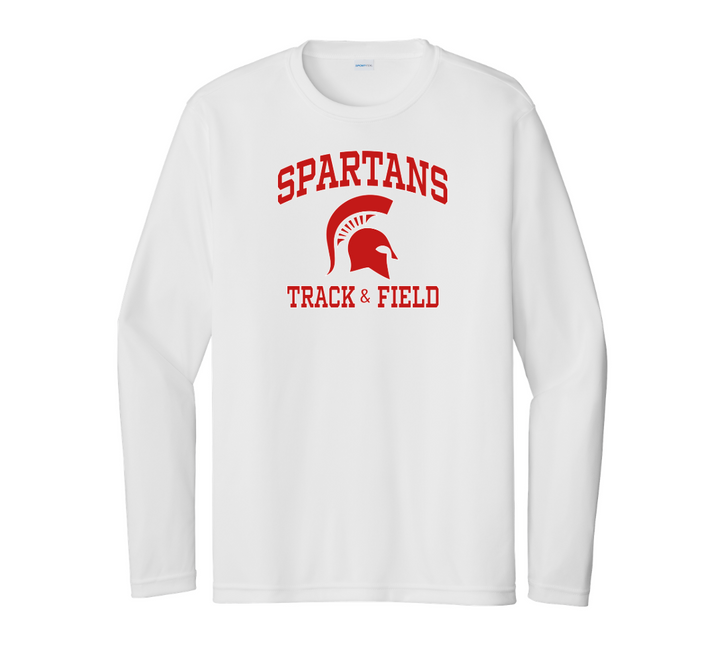 Camiseta de manga larga de alto rendimiento para hombre de East Longmeadow Track & Field (ST350LS) 